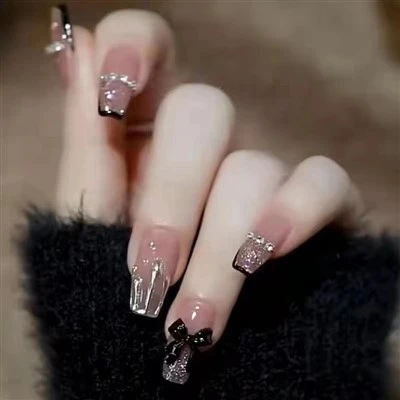 Накладные ногти Midium Coffin, 24 шт.